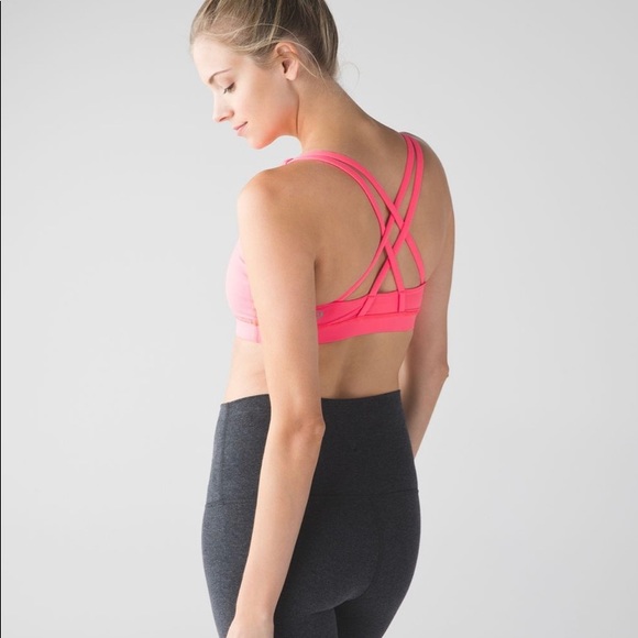 NWOT LULULEMON 4 S Pink Flair Sports Bra! - Picture 6 of 8